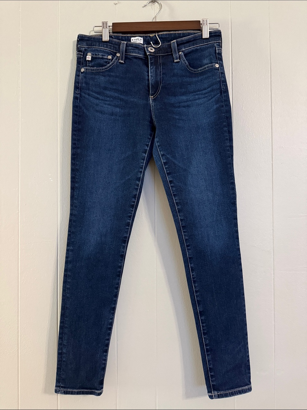 AG Adriano Goldschmied B-TYPE 01 Leggings Ankle Dark Blue Jeans